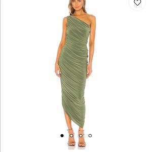 Norma Kamali Diana dress in Celadon